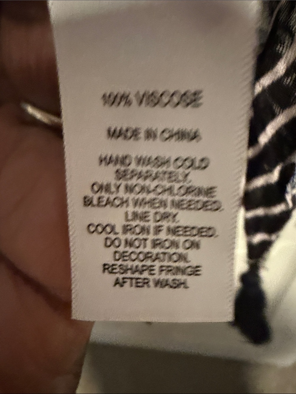 Lightweight Blue & Brown Printed Kimono - Unbranded - Picture 3 of 6